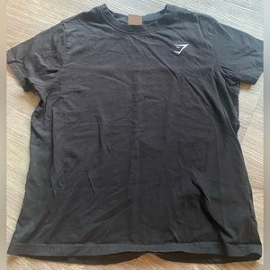 Black Gymshark Short Sleeve Top